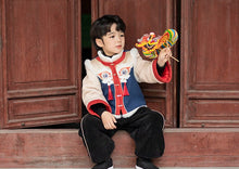 Load image into Gallery viewer, Winter Hanfu-Stand collar top for boys and girls | Kids fashion