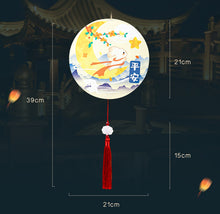 Load image into Gallery viewer, Mid-Autumn Festival Children's DIY Wooden Rabbit Lantern