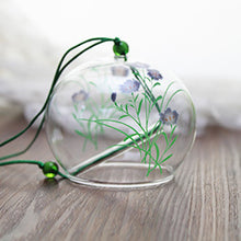 Load image into Gallery viewer, Japanese Style Sakura Glass Wind Chimes