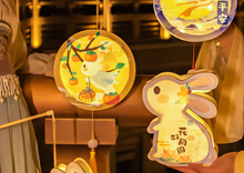 Load image into Gallery viewer, Mid-Autumn Festival Children's DIY Wooden Rabbit Lantern
