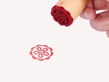 Load image into Gallery viewer, 4pcs Wood Dessert Seal Stamp Set