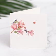 Load image into Gallery viewer, 8pcs Blank note cards with envelopes | Chinese hand-drawn bird and flower landscape painting