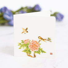 Load image into Gallery viewer, 8pcs Blank note cards with envelopes | Chinese hand-drawn bird and flower landscape painting