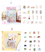 Load image into Gallery viewer, Japanese style cute sticker pack