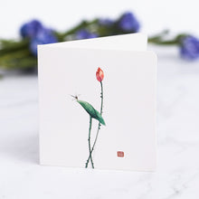 Load image into Gallery viewer, 8pcs Blank note cards with envelopes | Chinese hand-drawn bird and flower landscape painting