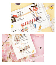 Load image into Gallery viewer, Japanese style cute sticker pack
