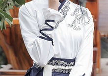 Load image into Gallery viewer, Hanfu-knight Blue Skirt