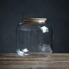 Load image into Gallery viewer, Airtight glass container tea storage jar