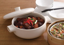 Load image into Gallery viewer, Modern Multipurpose Ceramic Casserole + Steamer