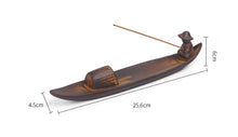 Load image into Gallery viewer, Fishing boat incense stick holder