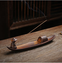 Load image into Gallery viewer, Fishing boat incense stick holder