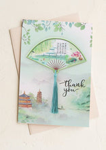 Load image into Gallery viewer, Chinese Style Greeting Cards | Fan with a high quality tassel
