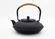 Load image into Gallery viewer, Japanese style cast iron teapot set | Black