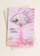 Load image into Gallery viewer, Chinese Style Greeting Cards | Fan with a high quality tassel