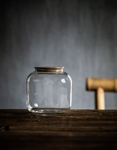 Load image into Gallery viewer, Airtight glass container tea storage jar
