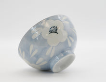 Load image into Gallery viewer, Ceramic Japanese Style 4.5 Inch Rice Bowls | Blue Sakura