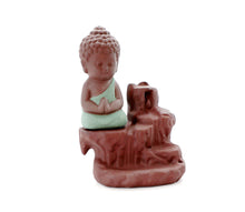 Load image into Gallery viewer, Zen backflow incense burner(blue/green)