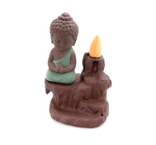 Load image into Gallery viewer, Zen backflow incense burner(blue/green)