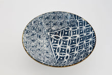 Load image into Gallery viewer, Ceramic Japanese ramen bowl | Traditional Japanese coin Inspired Pattern