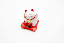 Load image into Gallery viewer, Solar powered waving arm Maneki-neko