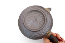 Load image into Gallery viewer, Ceramic Japanese Style Hammer Finish Teapot With Stove Set