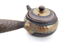 Load image into Gallery viewer, Ceramic Japanese Style Hammer Finish Teapot With Stove Set