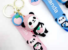 Load image into Gallery viewer, Panda Cosplay Key Chain