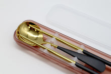 Load image into Gallery viewer, Korean Stainless Steel Spoon and Chopsticks+box set