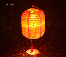 Load image into Gallery viewer, Chinese paper lantern with battery operated LED light
