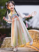 Load image into Gallery viewer, Hanfu-Summer dress for girls with rabbit pattern | Kids Fashion