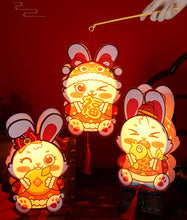 Load image into Gallery viewer, DIY Chinese lantern with battery operated LED light | Rabbit