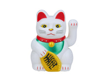 Load image into Gallery viewer, Solar powered waving arm Maneki-neko