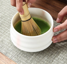 Load image into Gallery viewer, Japanese matcha tea ceremony kit with white bowl