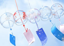 Load image into Gallery viewer, Japanese Style Sakura Glass Wind Chimes