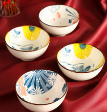 Load image into Gallery viewer, Rice Bowls 4 Piece Set| Japanese style pattern