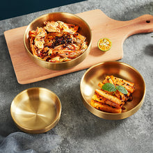 Load image into Gallery viewer, Korean Stainless Steel Kimchi Bowl (반찬 Banchan)