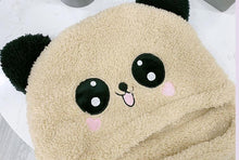 Load image into Gallery viewer, Panda Warm Plush Scarf Hats for Kids