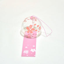 Load image into Gallery viewer, Japanese Style Sakura Glass Wind Chimes