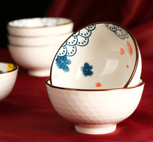 Load image into Gallery viewer, Rice Bowls 4 Piece Set| Japanese style pattern