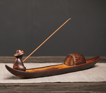Load image into Gallery viewer, Fishing boat incense stick holder