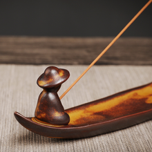 Load image into Gallery viewer, Fishing boat incense stick holder