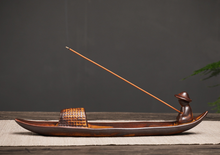 Load image into Gallery viewer, Fishing boat incense stick holder