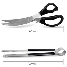 Load image into Gallery viewer, Korean barbecue scissors and clip set