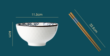 Load image into Gallery viewer, Rice Bowls 4 Piece Set| Japanese style pattern