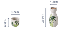 Load image into Gallery viewer, Ceramic Japanese style Sake Set | Bamboo
