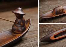 Load image into Gallery viewer, Fishing boat incense stick holder