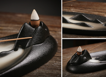 Load image into Gallery viewer, Peaceful mountain incense stick holder