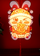 Load image into Gallery viewer, DIY Chinese lantern with battery operated LED light | Rabbit