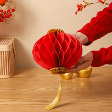 Load image into Gallery viewer, Chinese Red Lantern Red Honeycomb Hard Paper Spring Festival Chinese New Year
