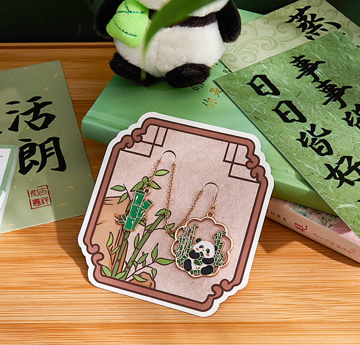 Panda metal bookmark